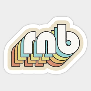 Retro Rnb Sticker